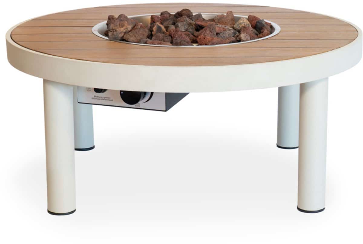 happy cocooning riviera 80 ronde vuurtafel op gas