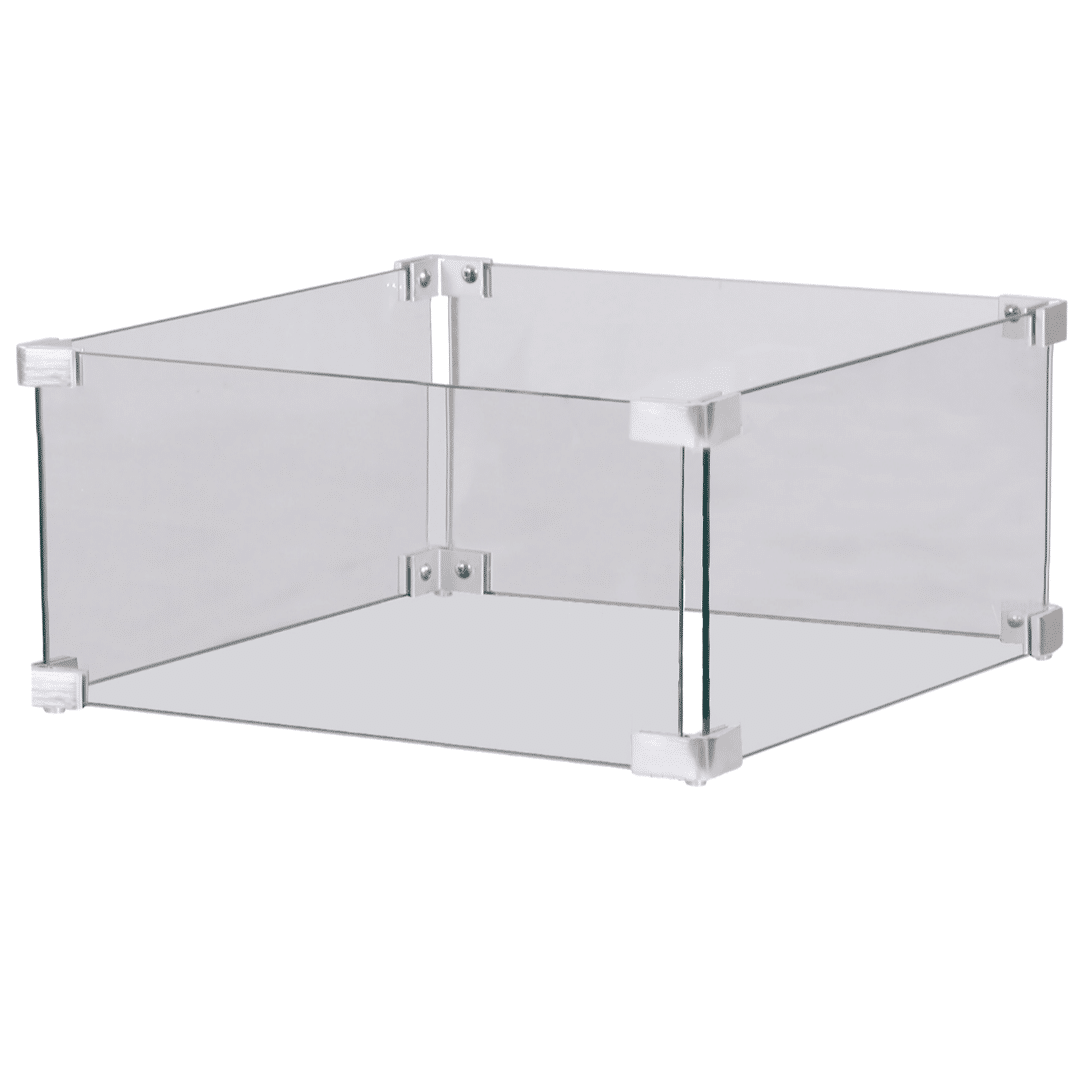 happy cocooning vierkante glasombouw 40x40xh15 cm