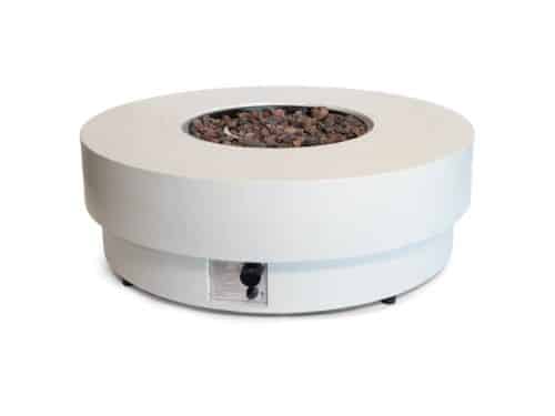 Happy Cocooning vuurtafel Estate rond 105 cm rond travertin