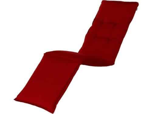 Hartman deckchair tuinkussen Havana 200x46x9 cm - rood