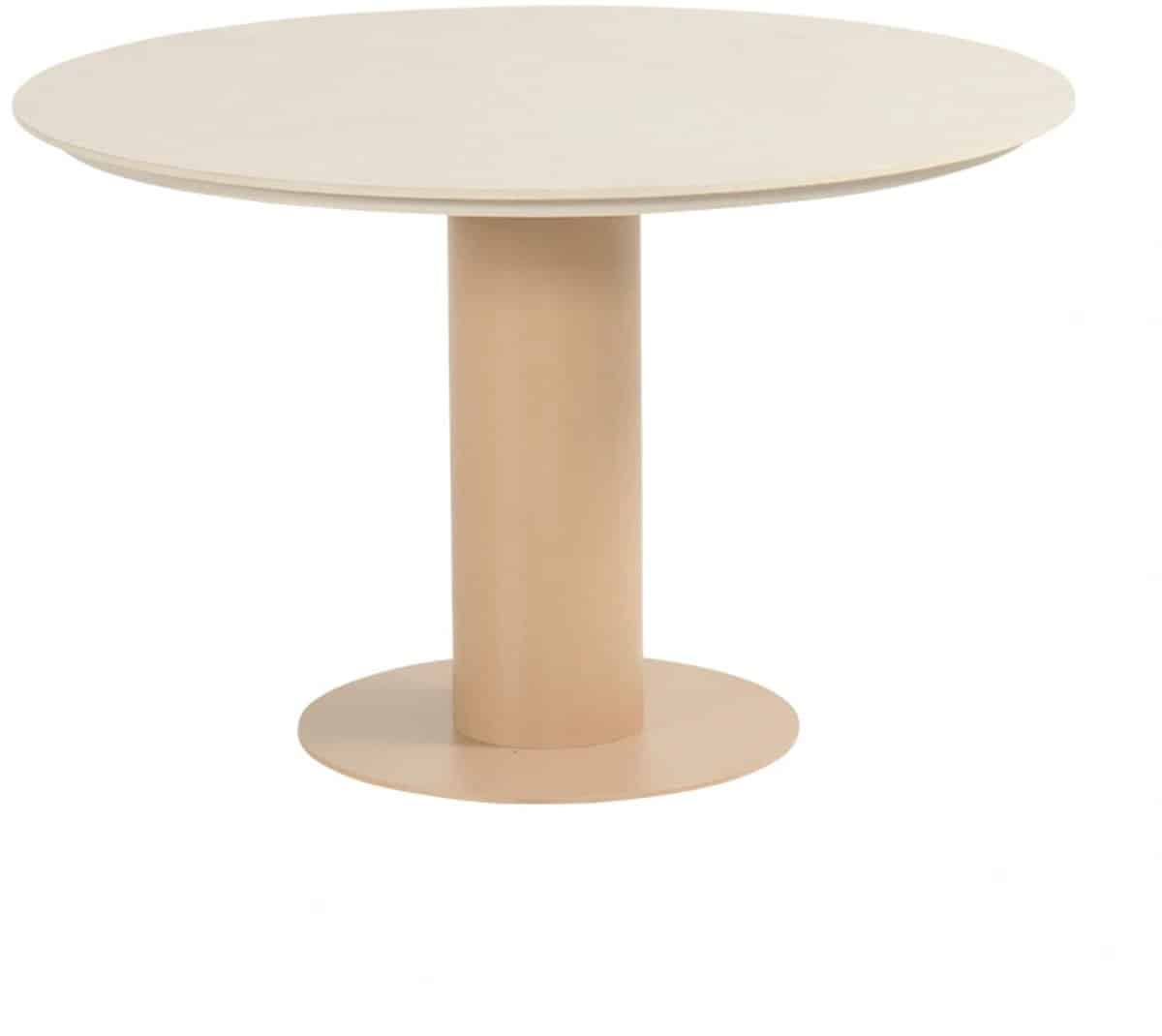 hartman girona dining tuintafel Ø120 cm cappuccino