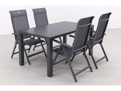 Hartman Milaan/Alma 160 cm. - verstelbare tuinset - 5-delig