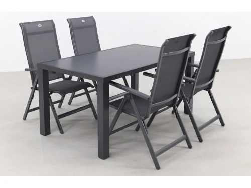 Hartman Milaan/Alma 160 cm. - verstelbare tuinset - 5-delig