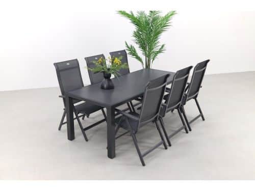 Hartman Milaan/Alma 210 cm. - verstelbare tuinset - 7-delig