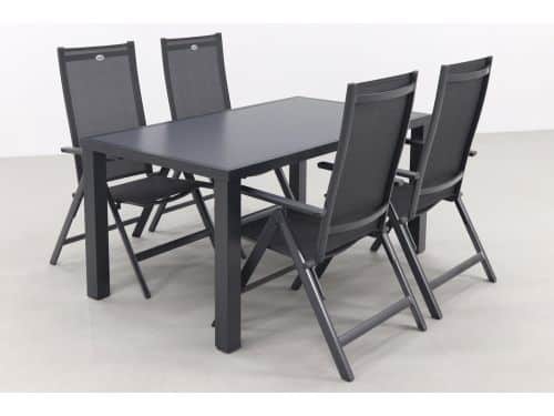 Hartman Napoli/Alma 160 cm. tuinset - 5-delig verstelbaar