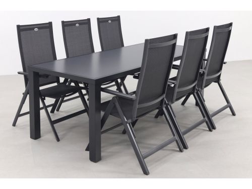 Hartman Napoli/Alma 210 cm. tuinset - 7-delig verstelbaar