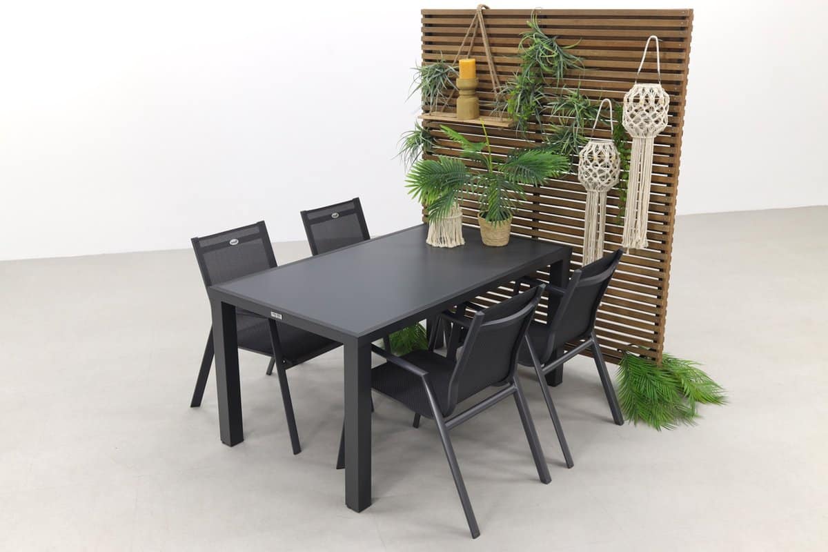 hartman napoli/alma stapelbare tuinset 160×90 cm.