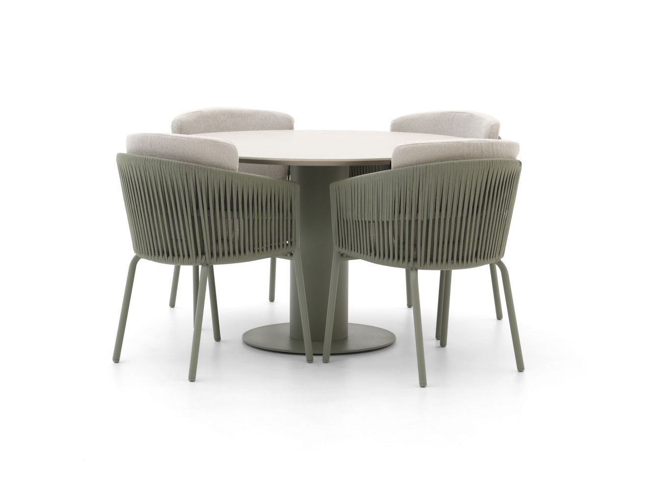 hartman sevilla/girona ø 120cm dining tuinset 5 delig laagste prijsgarantie!