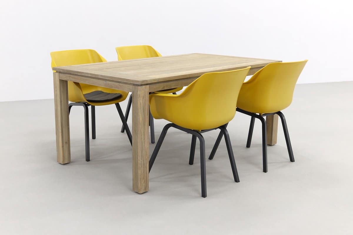 hartman sophie element geel/rome grey 170 cm. tuinset 5 delig
