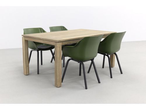 Hartman Sophie Element Mosgroen/Rome grey 170 cm. tuinset - 5-delig