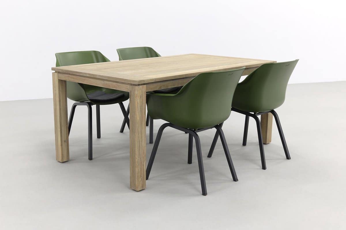 Hartman Sophie Element Mosgroen/Rome grey 170 cm. tuinset – 5-delig