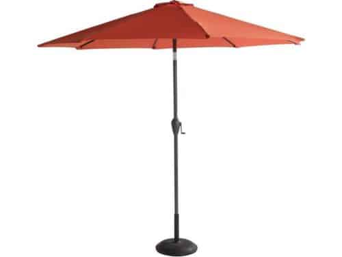 Hartman sunline parasol 270cm rond orange.