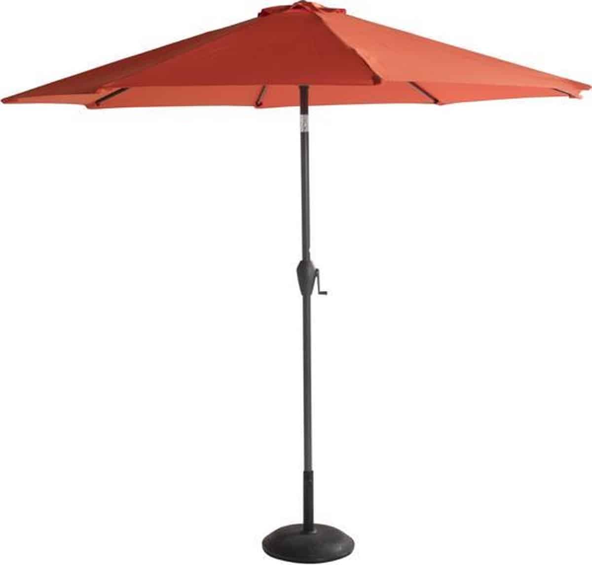 hartman sunline parasol 270cm rond orange.