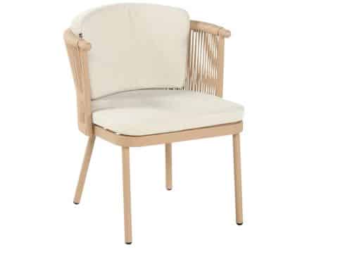 Hartman Toledo Dining Tuinstoel - Cappuccino