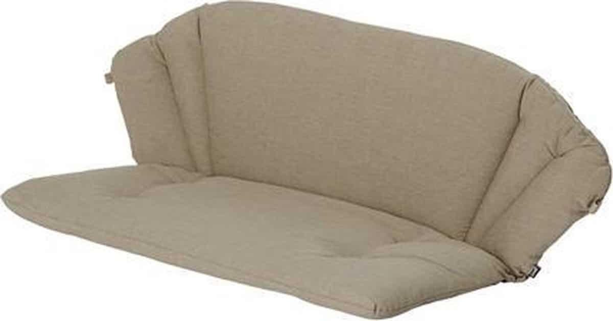 hartman toledo tuinbankkussen havana 100x85x6 cm jute