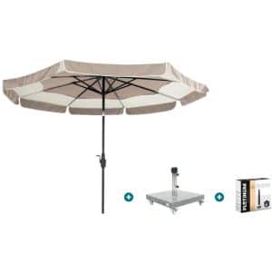 Hartman Tubb stokparasol Ø300 cm. - Zand met Sevilla voet