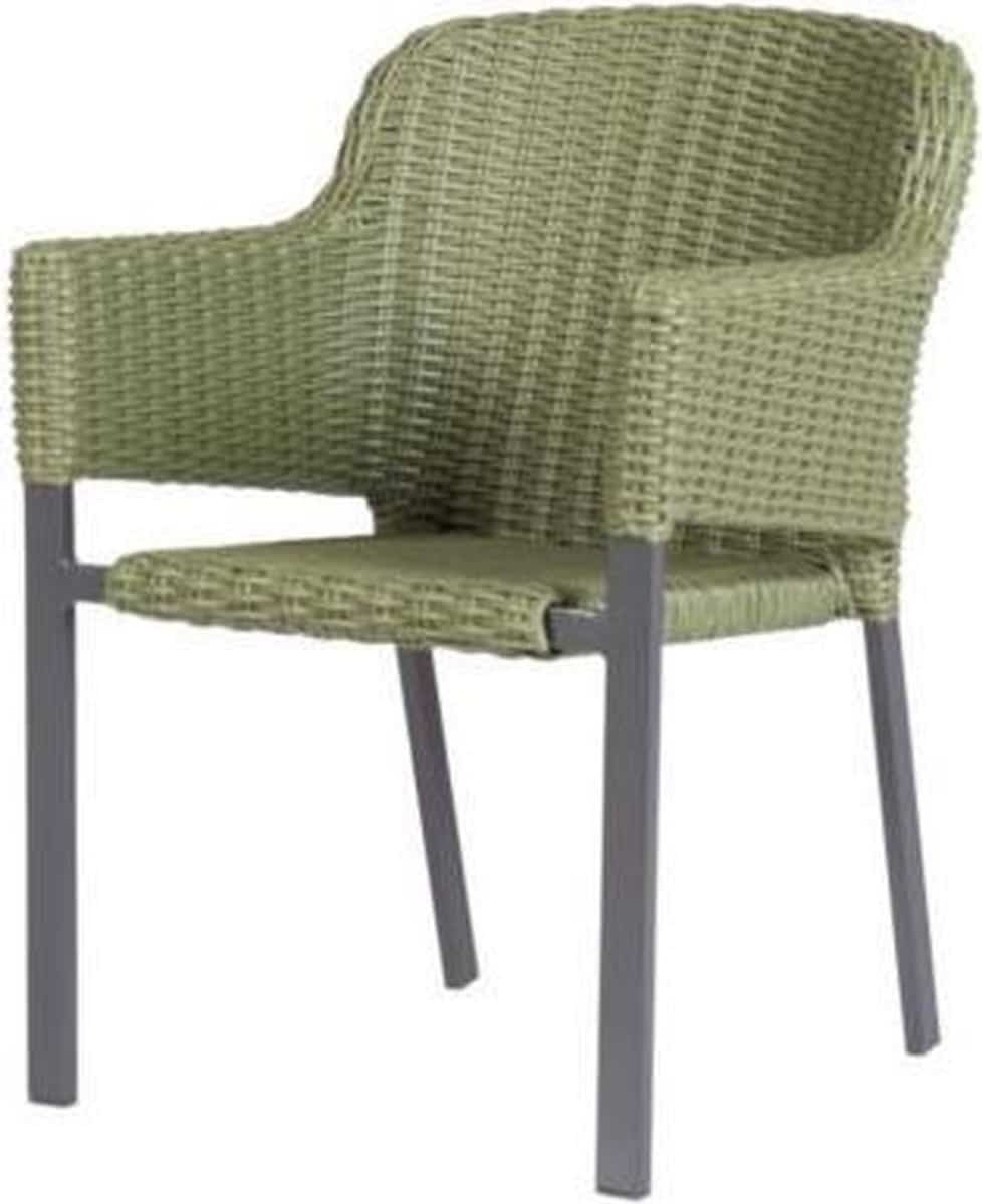 hartman tuinstoel cairo groen stapelbaar
