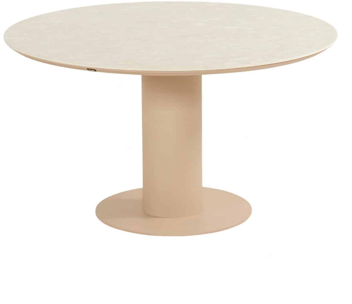 hartman zaragoza dining tuintafel cappuccino Ø120 cm