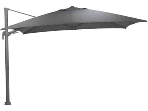 Hawaii Big Pole parasol - 350x350 cm - arctic grey