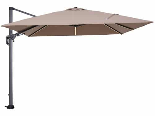 Hawaii Lumen parasol - 300x300 cm - taupe