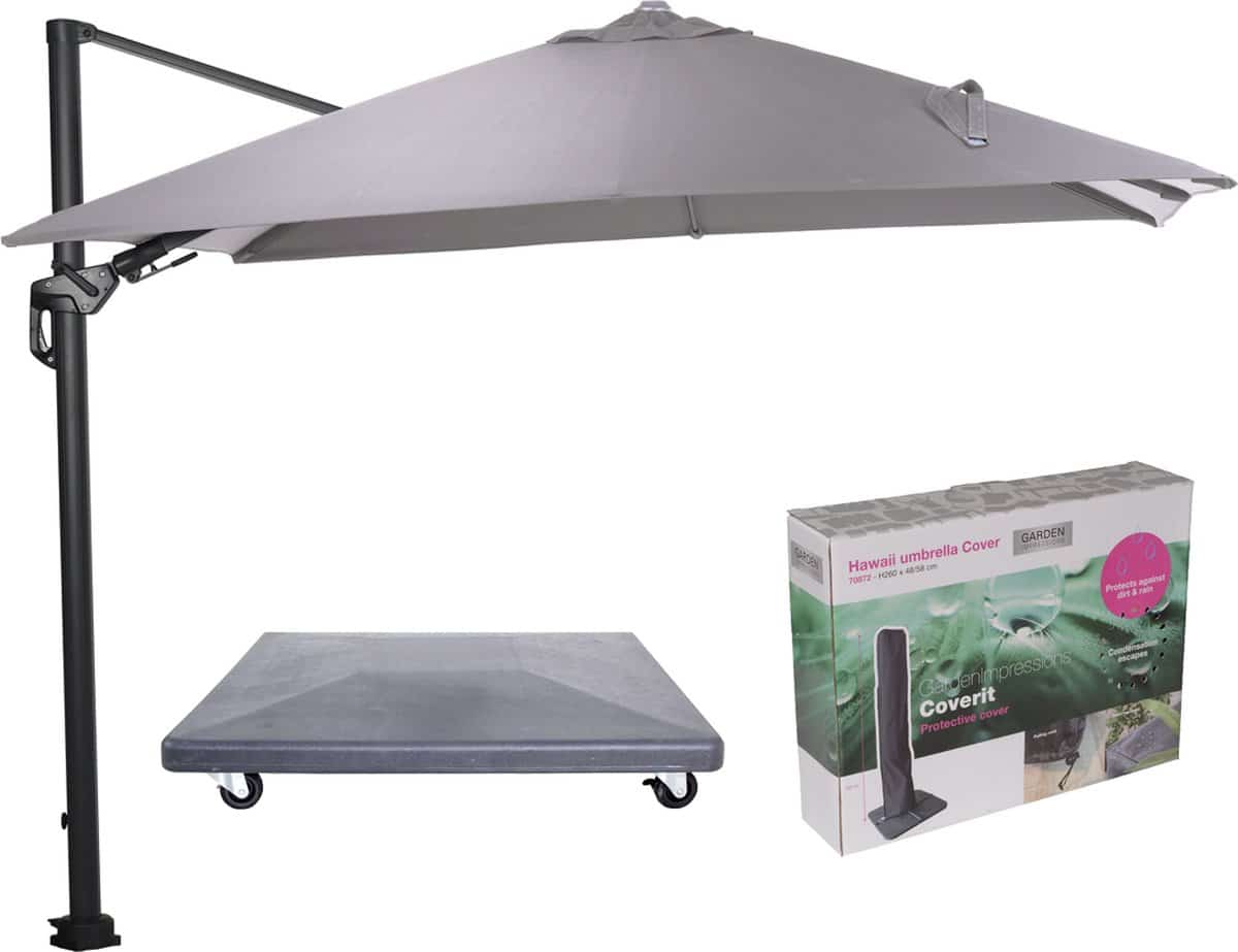 hawaii lumen parasol zand doek incl. 90 kg