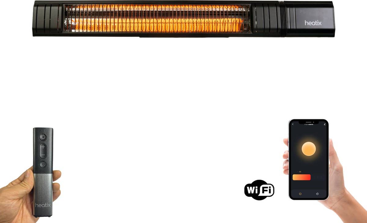 heatix smart terrasverwarmer elektrisch heater terrasverwarmer infrarood