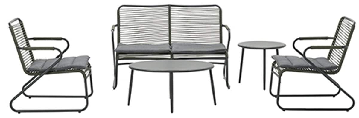 hermes loungeset 5 delig carbon black moss green