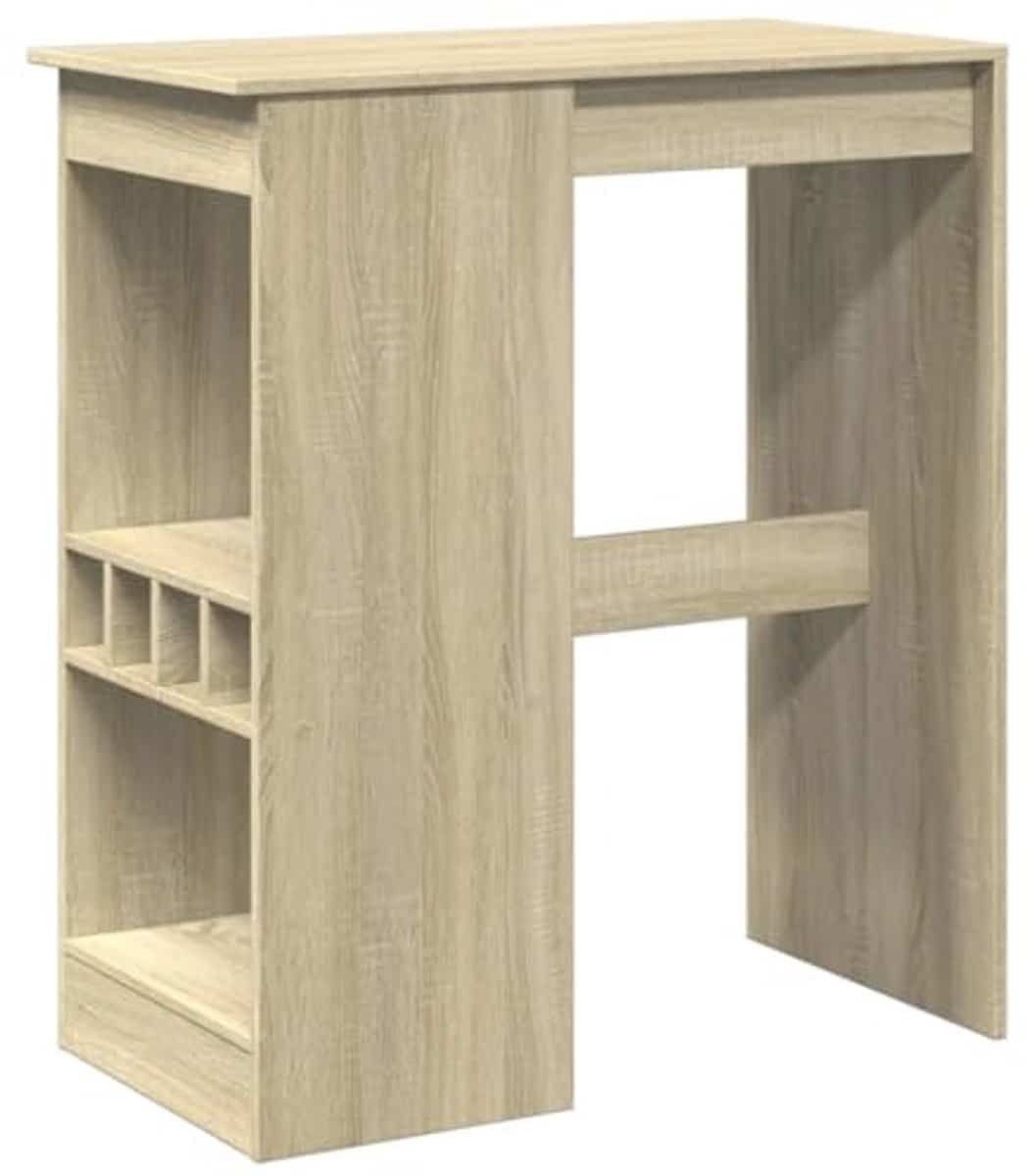 houten bartafel met planken 90×47.5×103.5cm