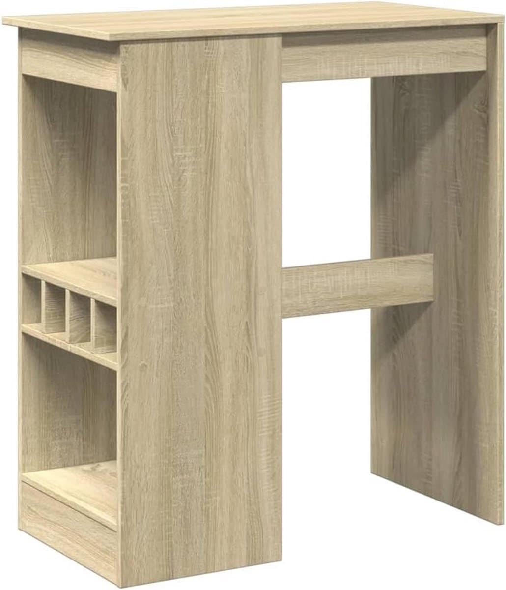 houten bartafel met planken 90×47.5×103.5cm