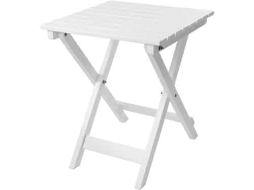Houten Bijzettafel - Kleine Terrastafel - Buiten Ontspannen - Opvouwbaar