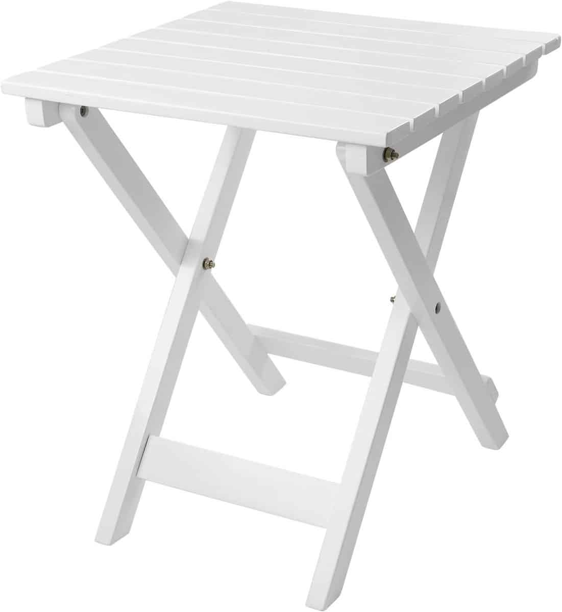 houten bijzettafel kleine terrastafel buiten ontspannen opvouwbaar