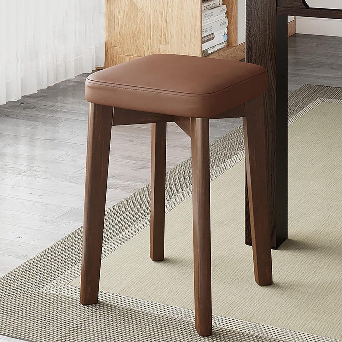 houten keukenkruk barkruk kookeiland modern interieur stapelbaar