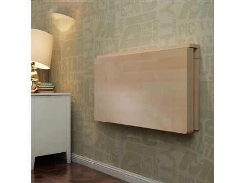 Houten Klaptafel - Wandmontage Tafel - Kleine Ruimtes - Opvouwbaar
