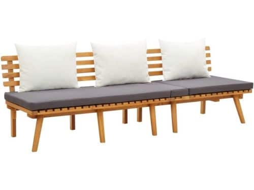 Houten Ligbed - Tuin Lounger - Ontspannen Buiten - Verstelbaar