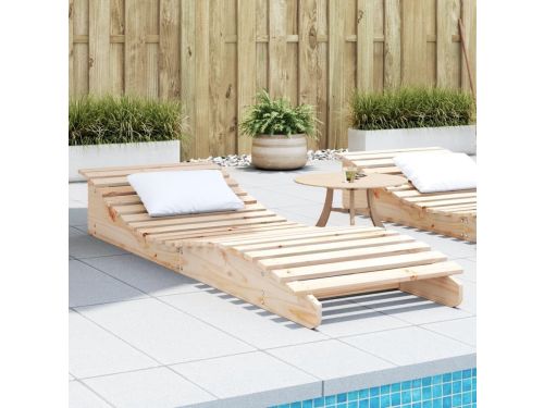 Houten Ligbed - Zonnebank Tuin - Buiten Ontspannen - Ergonomisch