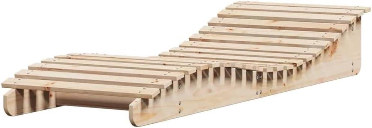 houten ligbed zonnebed tuinstoel ontspannen buiten massief