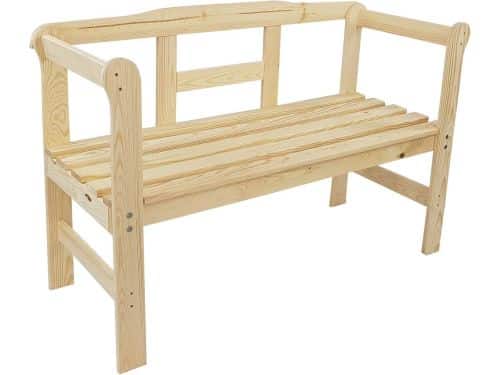 Houten Tuinbank 2-Zits Parkbank Grenen 115 cm - Weerbestendige Buitenbank