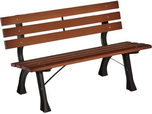 Houten Tuinbank voor 2 Personen met Rugleuning - Parkbank voor