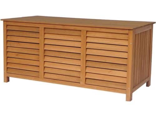 Houten Tuinkist 500 Liter Dekenbox voor Buiten in Kastanjebruin