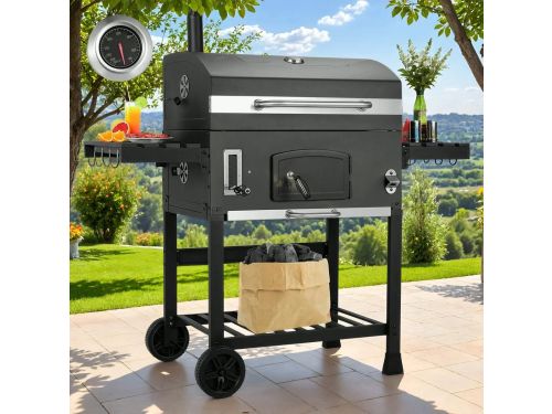 Houtskool Barbecue Trolley - Grote BBQ - BBQ Wagen