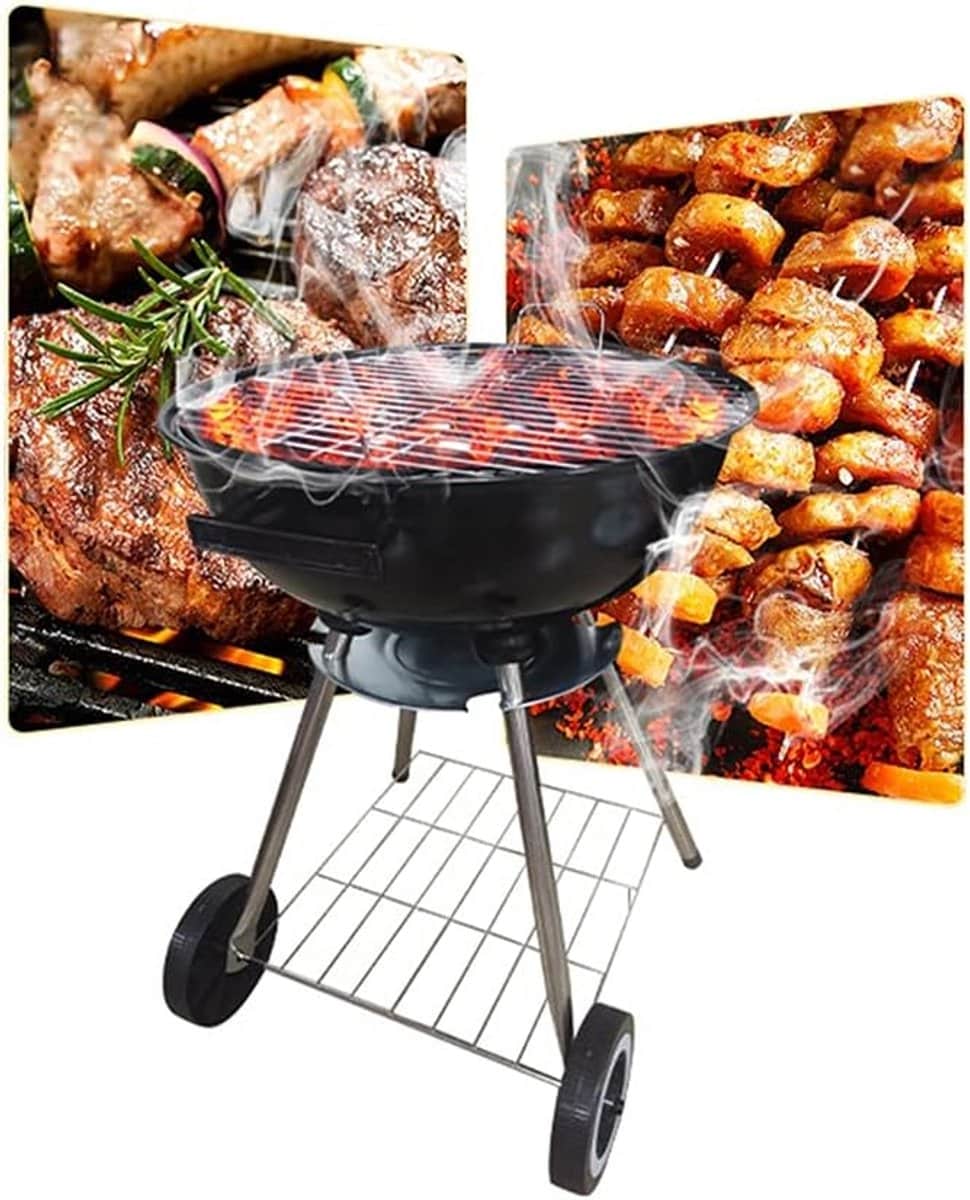 houtskool bbq grill buiten grillen picknick patio