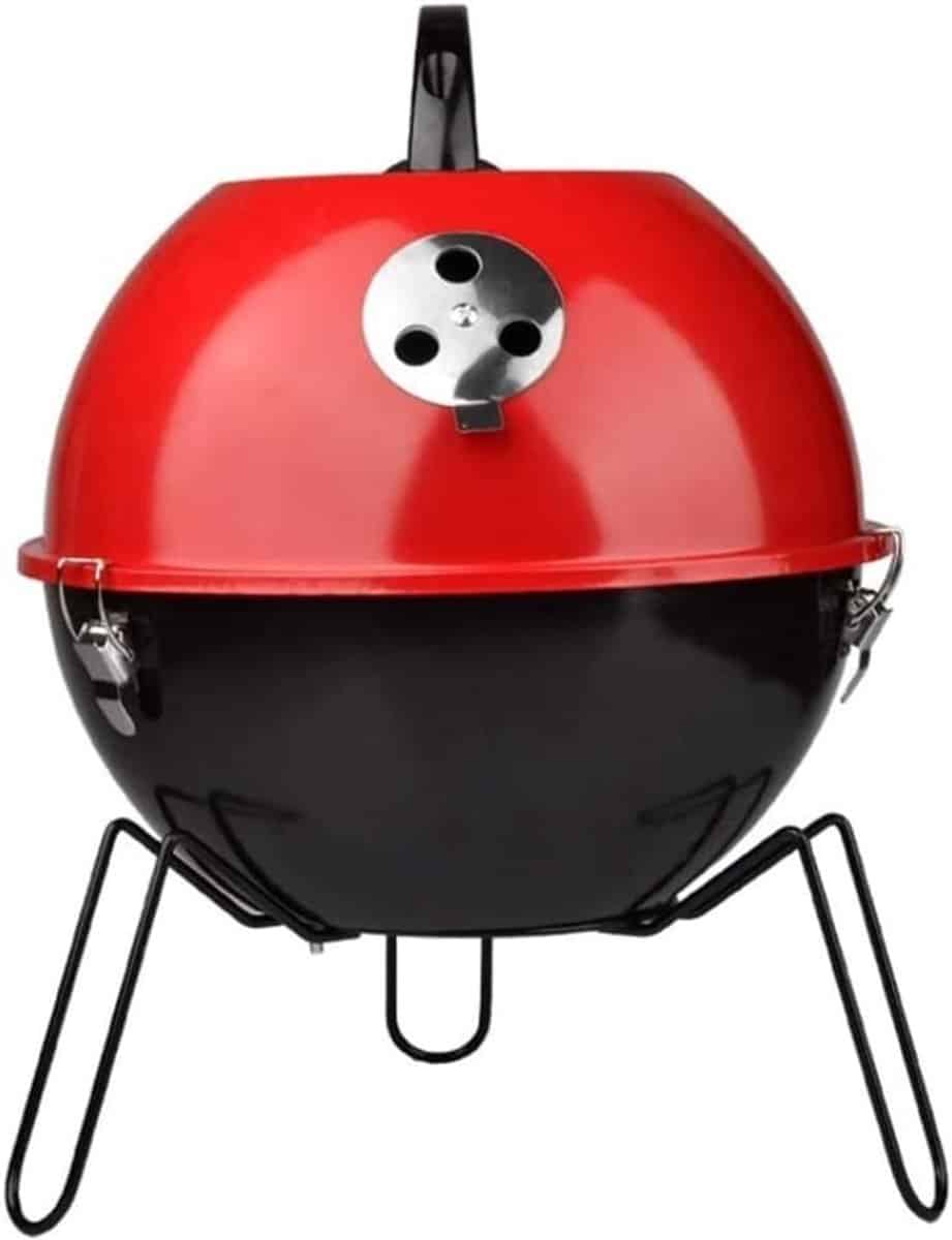 houtskool grill barbecue compact buiten koken opvouwbaar