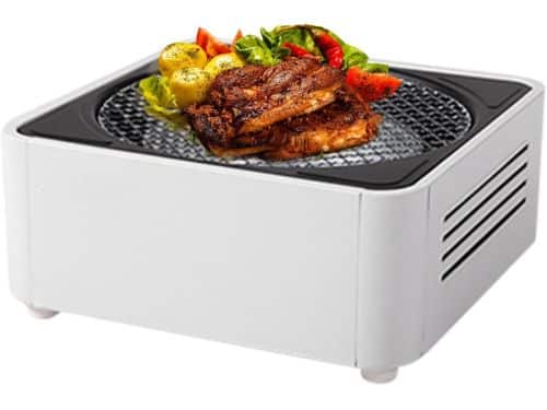 Houtskoolbarbecue Tafelmodel - Draagbare BBQ - Buiten Koken - Luchtconvectiesysteem