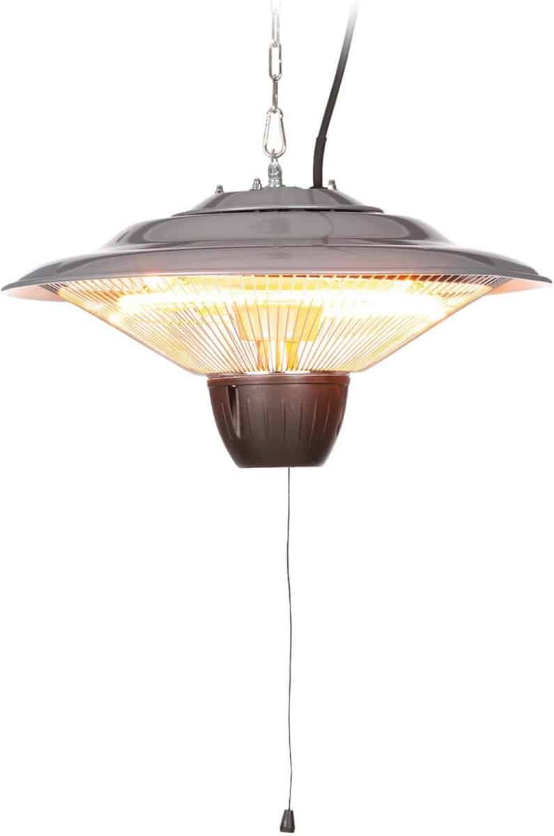 infrarood plafondverwarmer met 2 verwarmingsniveaus tot 9m² verwarmingsbereik