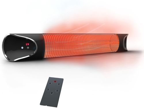 Infrarood Terrasverwarmer 2000W met Bewegingssensor en Afstandsbediening