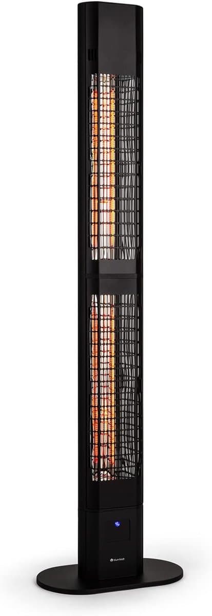 infrarood terrasverwarmer staand 3000w met afstandsbediening weerbestendig buiten