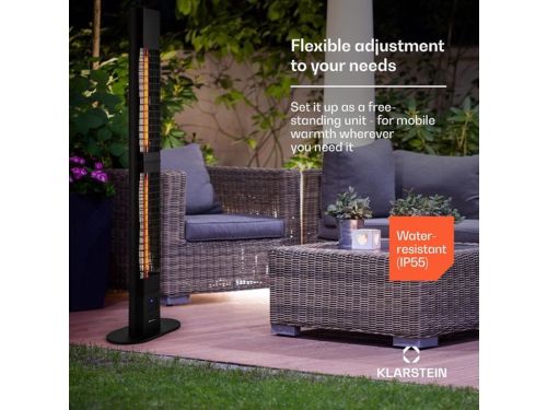 Infrarood Terrasverwarmer - Terrasverlichting - Buitenverwarmer - Warmtestraler - Buitenverwarming