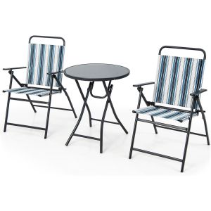Inklapbare Balkonset - Bistro Set - Buiten Zitten - Ruimtebesparend