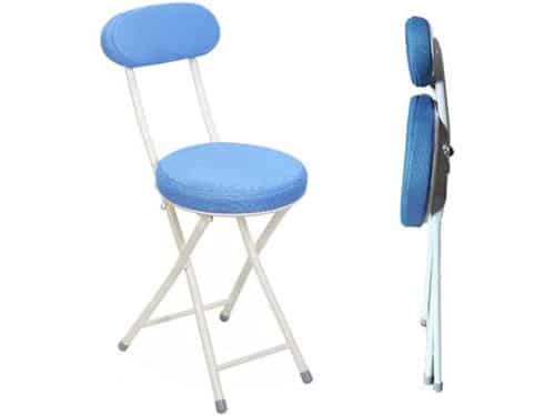 Inklapbare Barkruk - Gevoerde Klapstoel - Keuken Tuin - Met