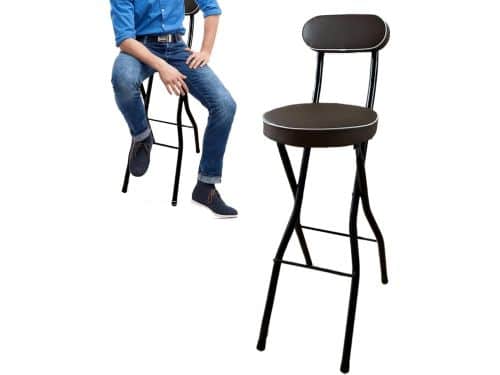 Inklapbare Barkruk - Hoge Kruk - Ontbijt Bar - Met